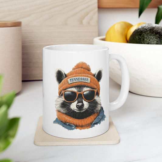 Tennessee Titans Spirit Animal Ceramic Mug – Orange Hat | Football Fan Gift