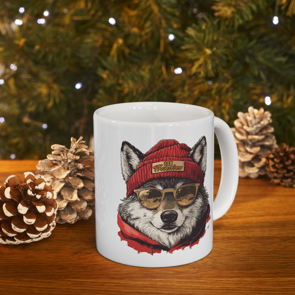San Francisco 49ers Spirit Animal Ceramic Mug | Football Fan Gift