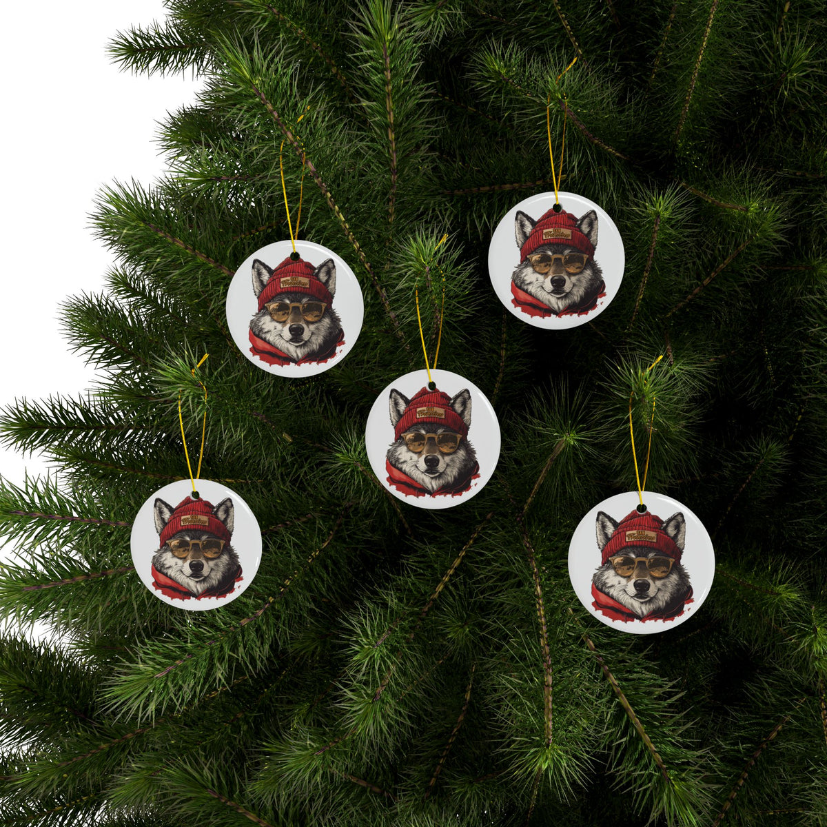 San Francisco 49ers Spirit Animal Ceramic Ornament | Christmas Gift