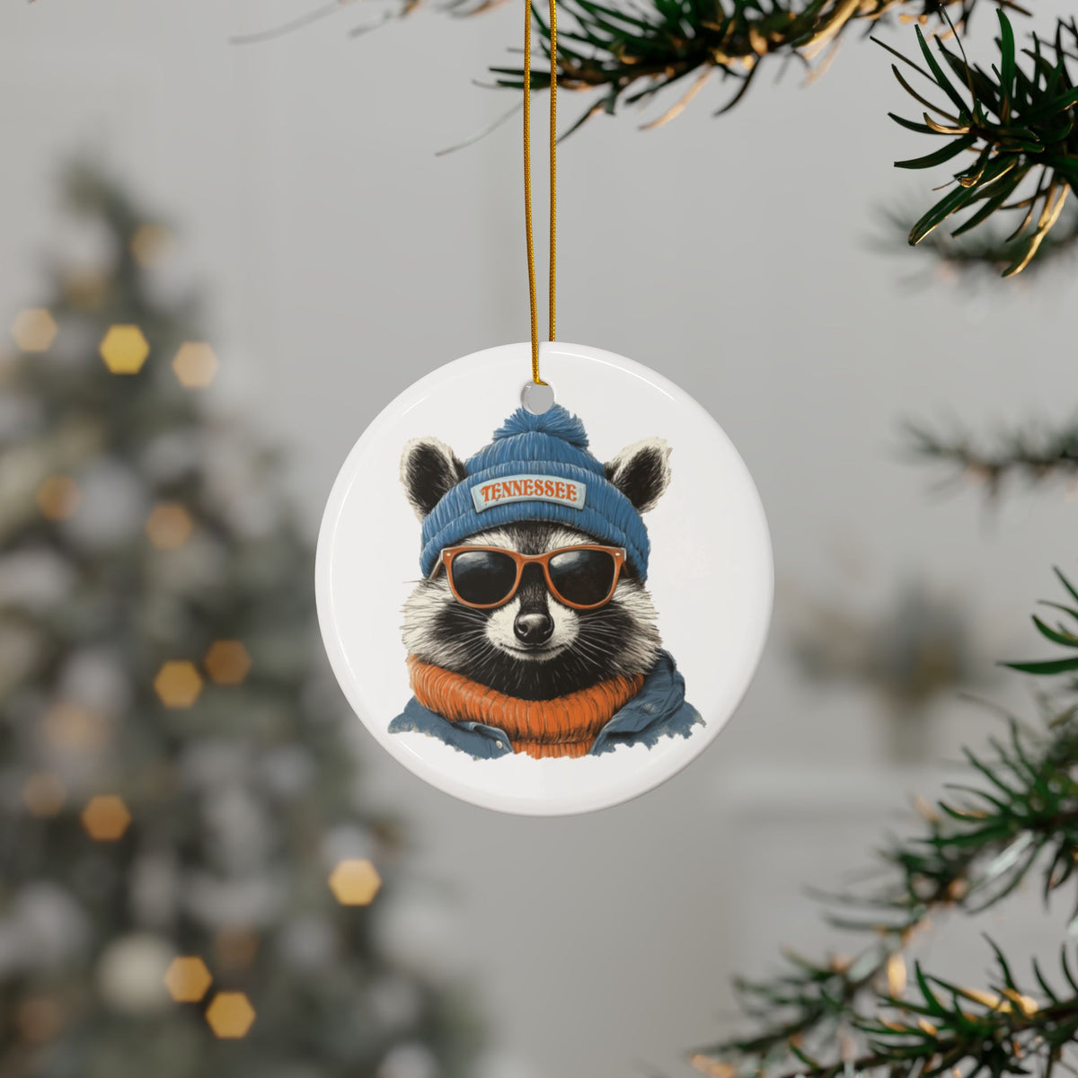 Tennessee Titans Spirit Animal Ceramic Ornament – Design 1 | Christmas Gift
