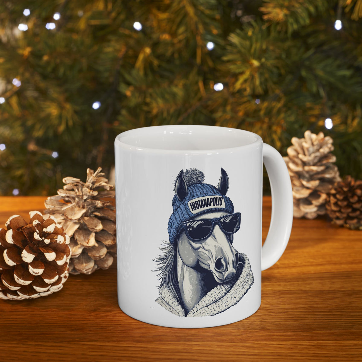 Indianapolis Colts Spirit Animal Ceramic Mug | Football Fan Gift