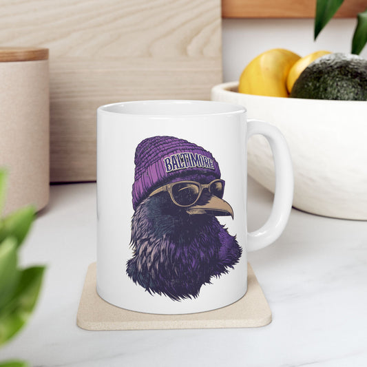 Baltimore Ravens Spirit Animal Ceramic Mug | Football Fan Gift