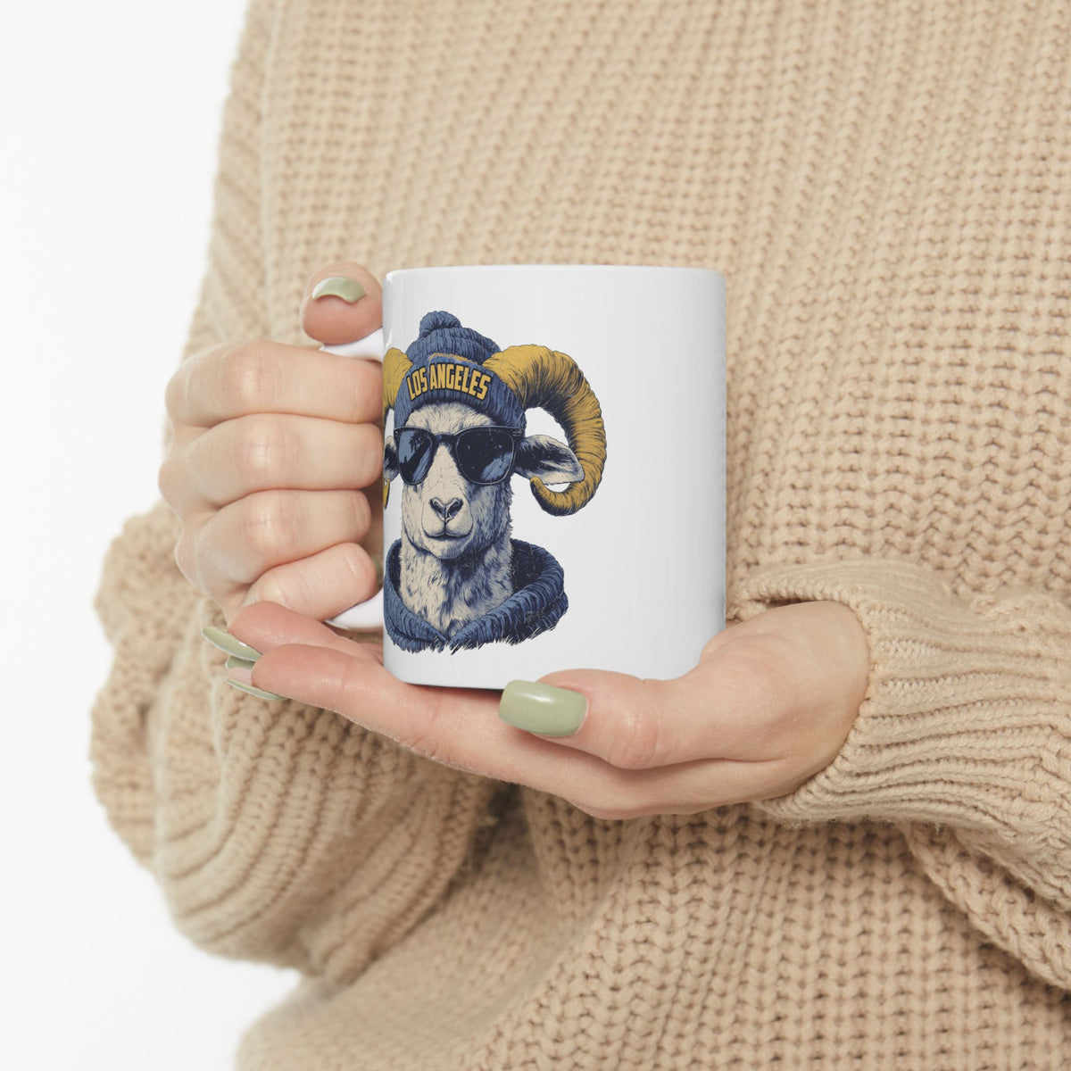 Los Angeles Rams Spirit Animal Ceramic Mug | Football Fan Gift