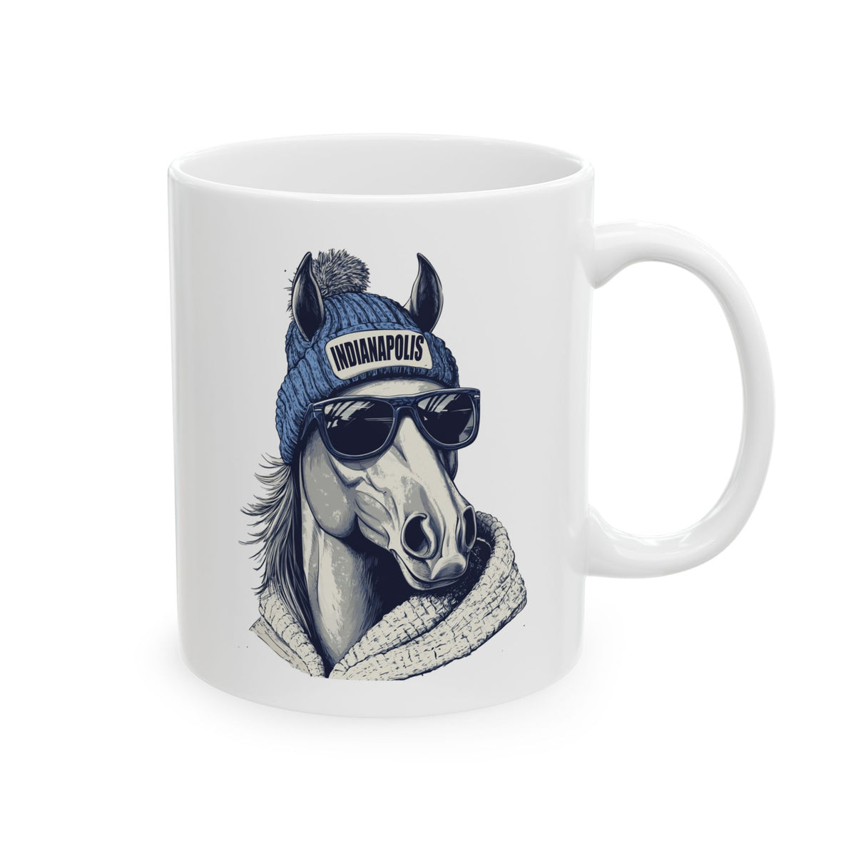 Indianapolis Colts Spirit Animal Ceramic Mug | Football Fan Gift
