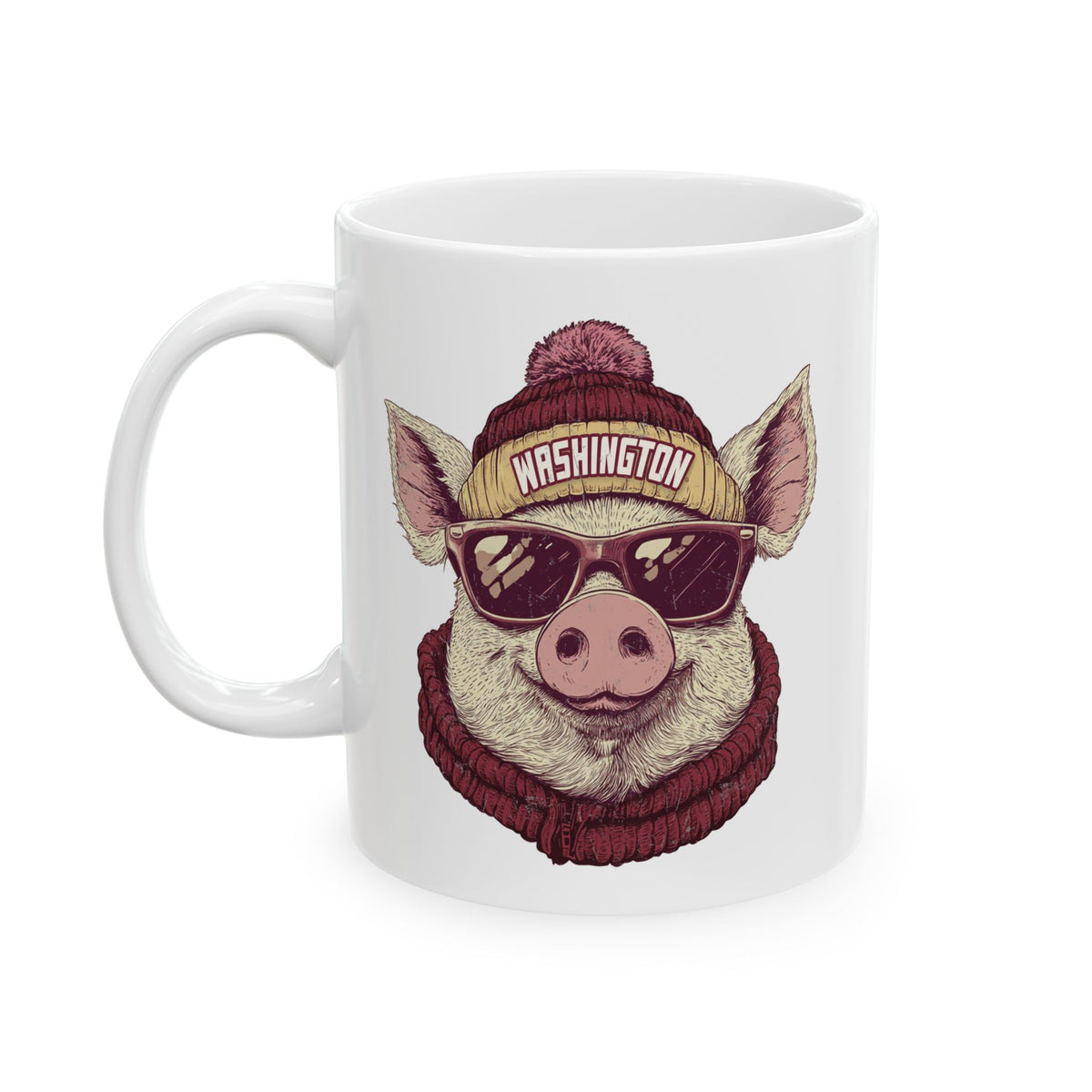 Washington Football Spirit Animal Ceramic Mug | Football Fan Gift