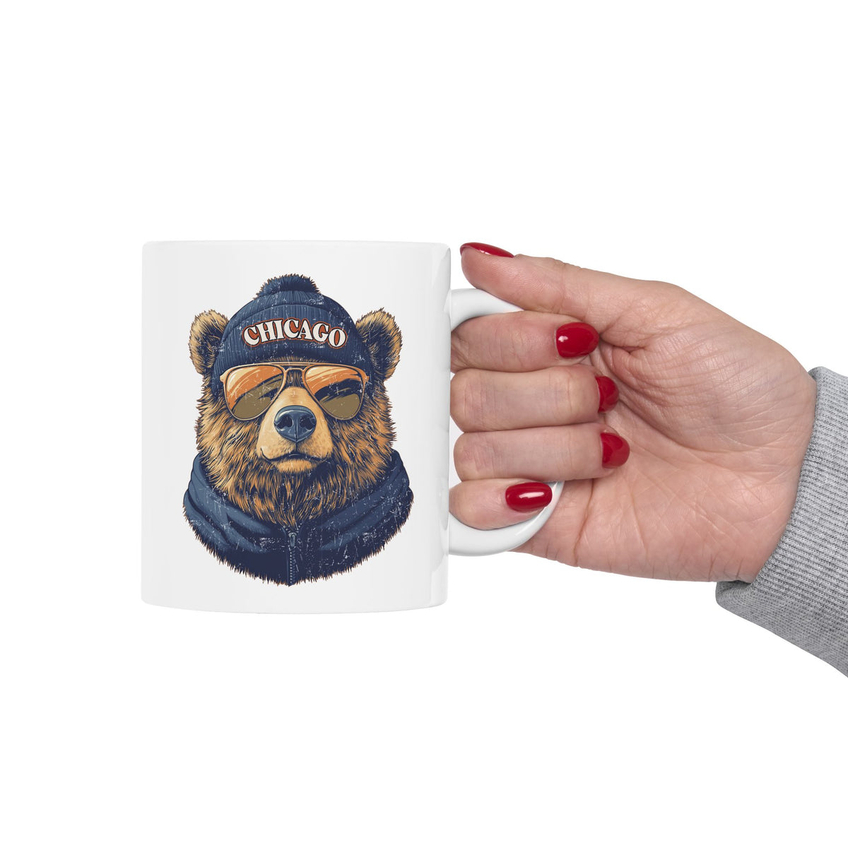 Chicago Bears Spirit Animal Ceramic Mug | Football Fan Gift