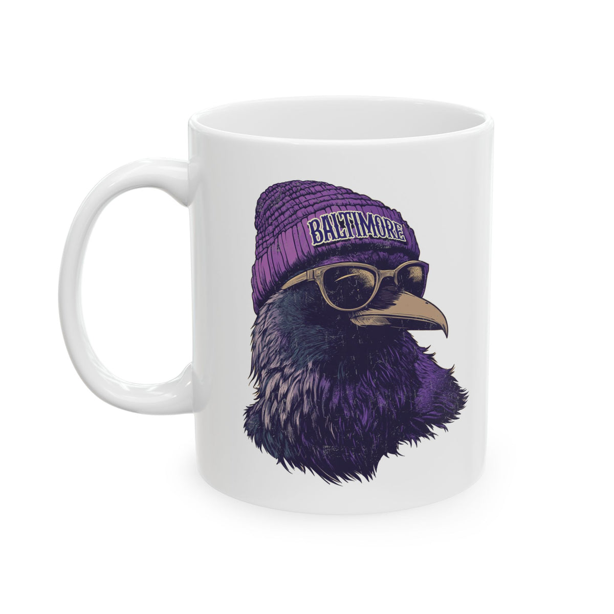 Baltimore Ravens Spirit Animal Ceramic Mug | Football Fan Gift