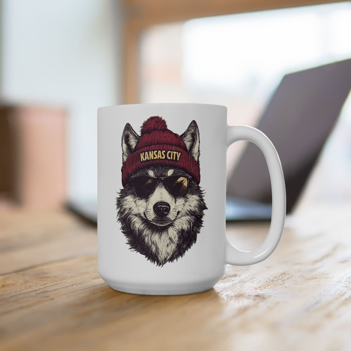 Kansas City Chiefs Spirit Animal Ceramic Mug | Football Fan Gift