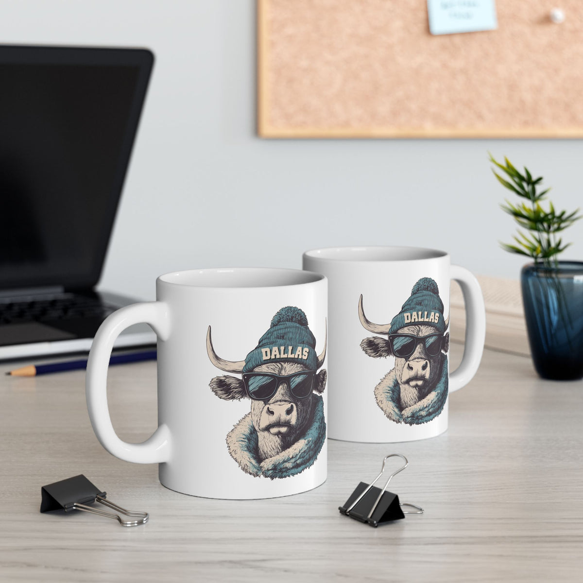 Dallas Cowboys Spirit Animal Ceramic Mug – Design 2 | Football Fan Gift