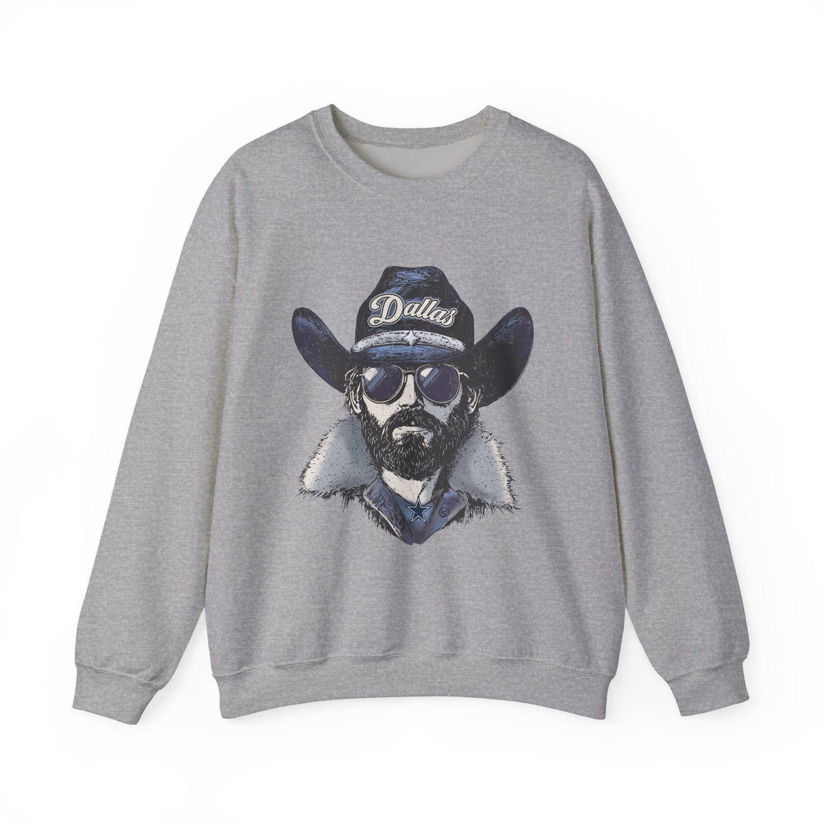 Dallas Cowboys Spirit Animal Crewneck Sweatshirt – Design 2 | Football Fan Gift