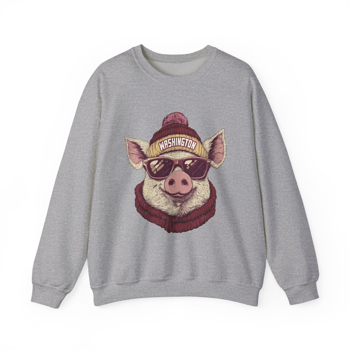 Washington Football Spirit Animal Crewneck Sweatshirt | Football Fan Gift
