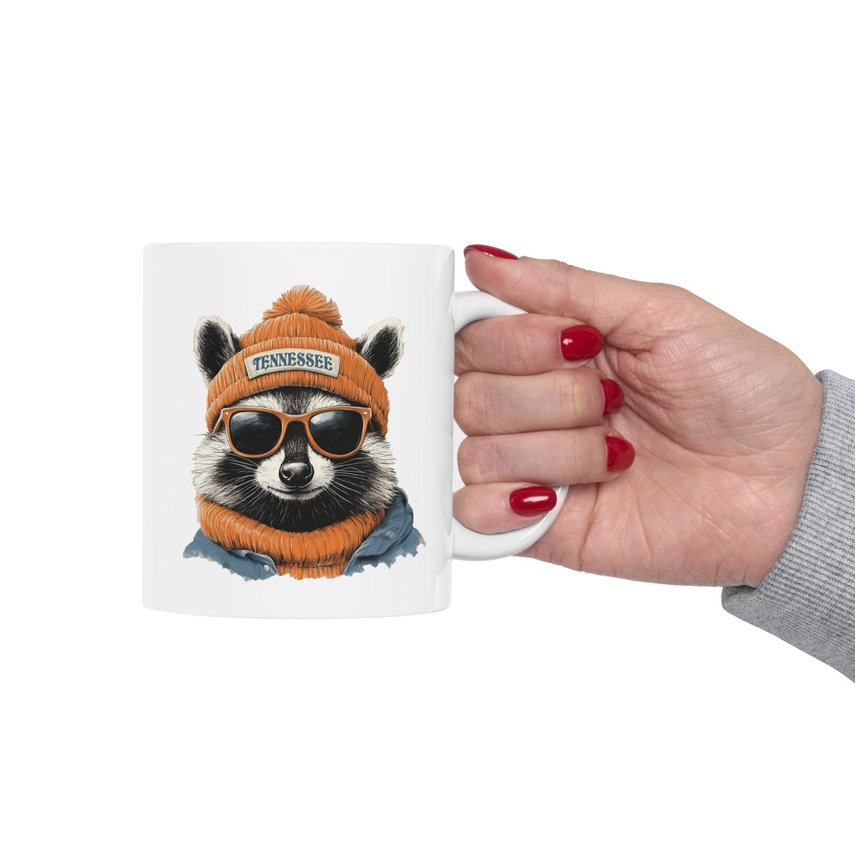 Tennessee Titans Spirit Animal Ceramic Mug – Orange Hat | Football Fan Gift