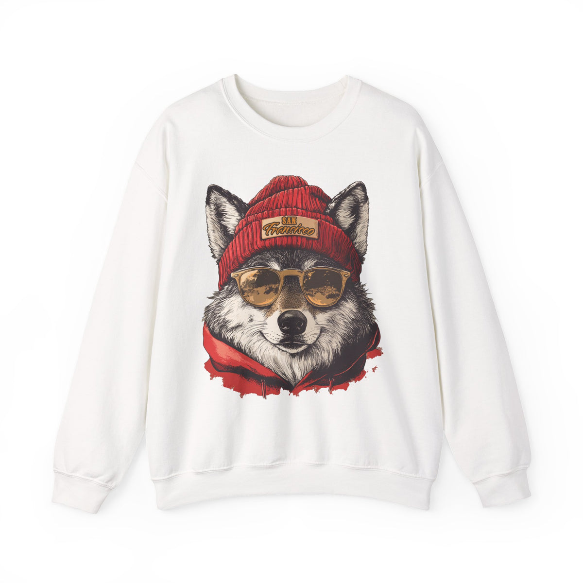 San Francisco 49ers Spirit Animal Crewneck Sweatshirt | Football Fan Gift