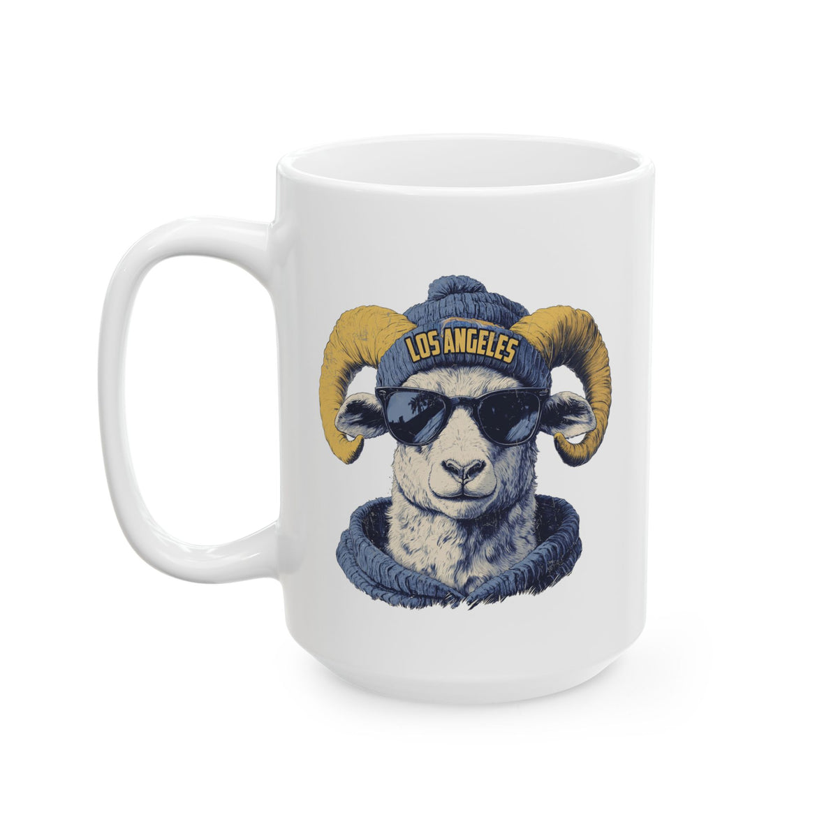 Los Angeles Rams Spirit Animal Ceramic Mug | Football Fan Gift