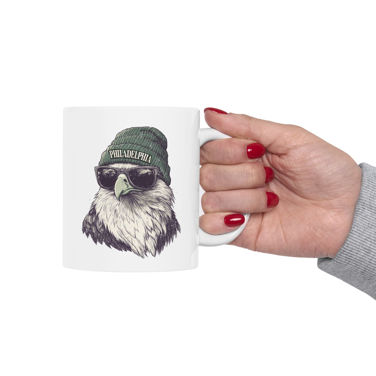 Philadelphia Eagles Spirit Animal Ceramic Mug | Football Fan Gift