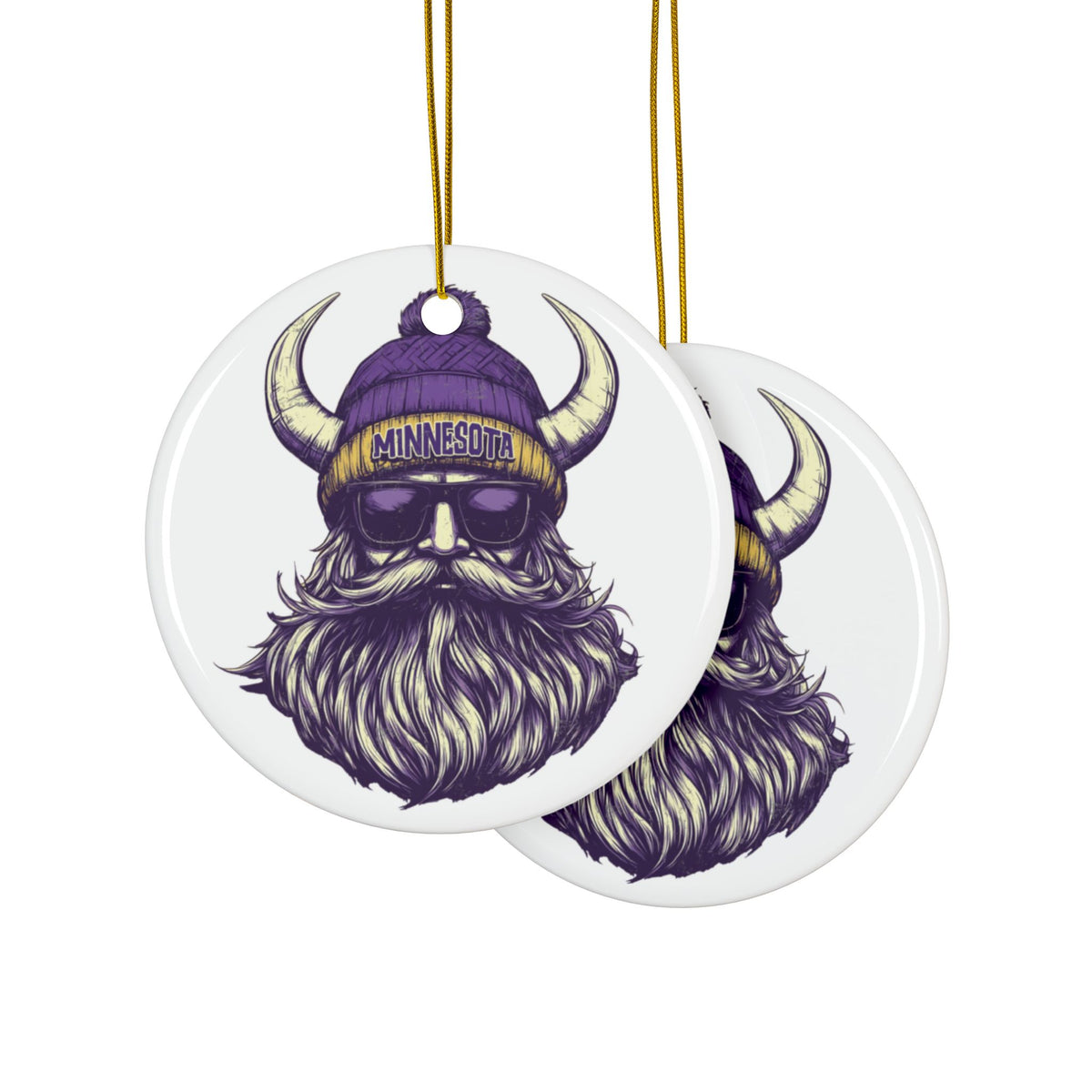 Minnesota Vikings Spirit Animal Ceramic Ornament | Christmas Gift