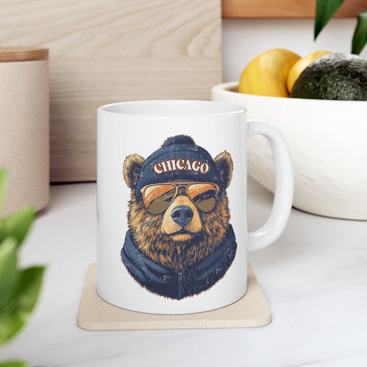 Chicago Bears Spirit Animal Ceramic Mug | Football Fan Gift