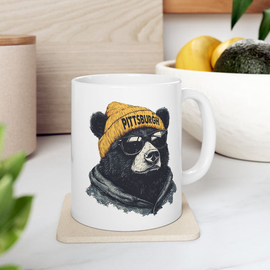 Pittsburgh Steelers Spirit Animal Ceramic Mug | Football Fan Gift