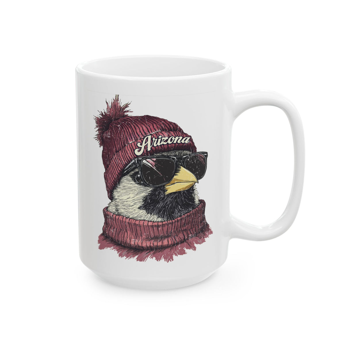 Arizona Cardinals Spirit Animal Ceramic Mug | Football Fan Gift