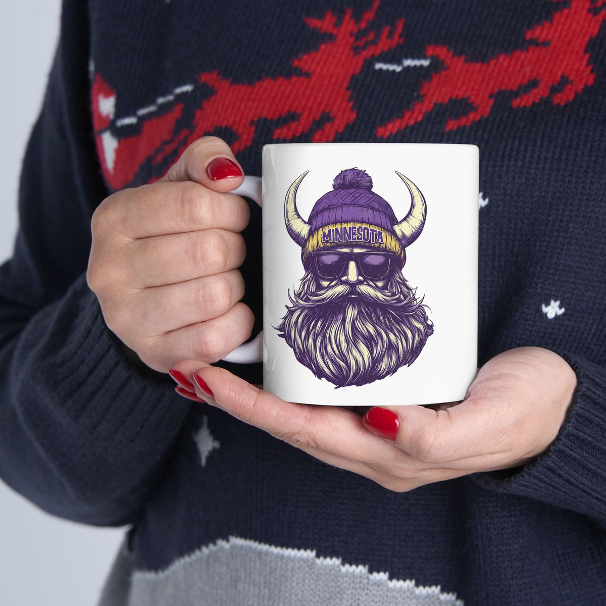 Minnesota Vikings Spirit Animal Ceramic Mug | Football Fan Gift
