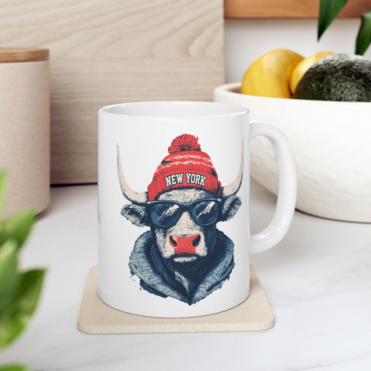 New York Giants Spirit Animal Ceramic Mug | Football Fan Gift