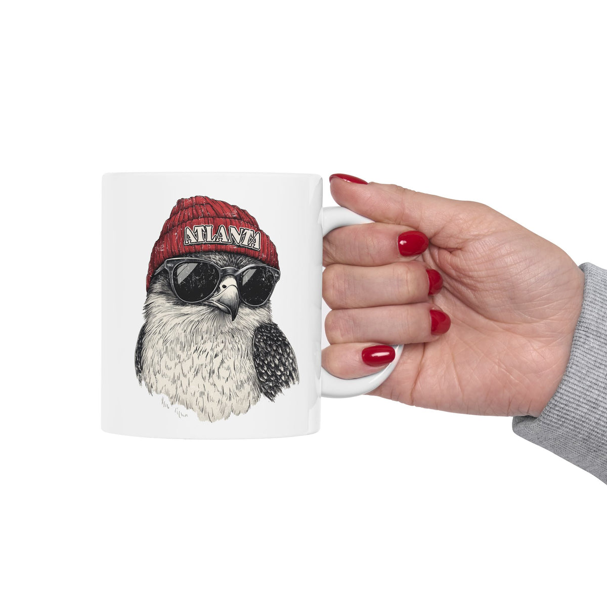 Atlanta Falcons Spirit Animal Ceramic Mug | Football Fan Gift