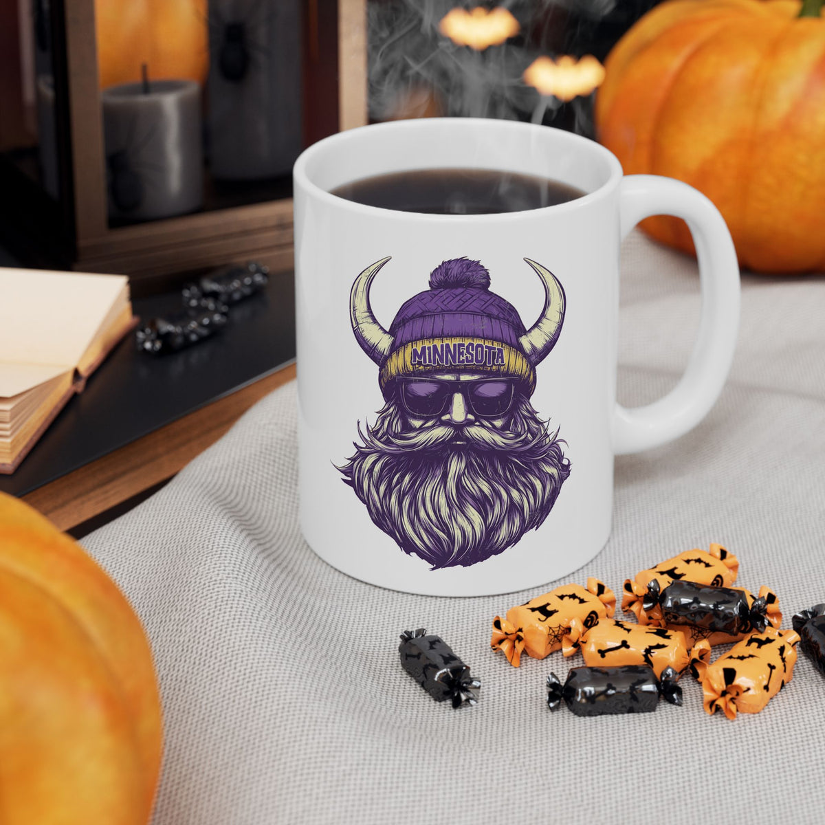 Minnesota Vikings Spirit Animal Ceramic Mug | Football Fan Gift