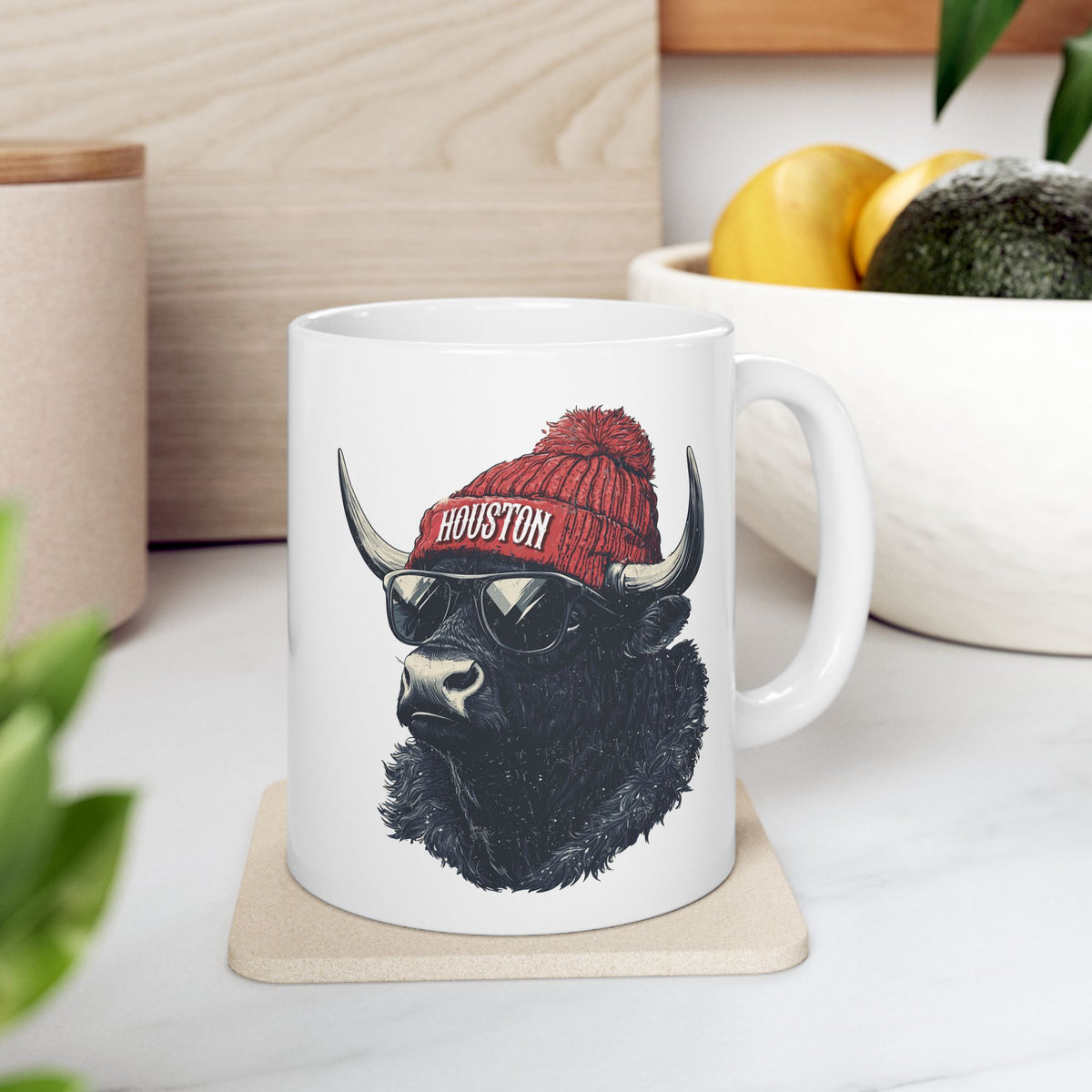 Houston Texans Spirit Animal Ceramic Mug | Football Fan Gift