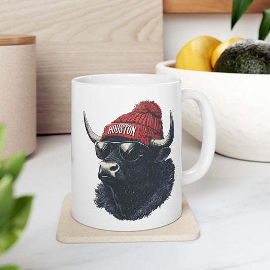 Houston Texans Spirit Animal Ceramic Mug | Football Fan Gift