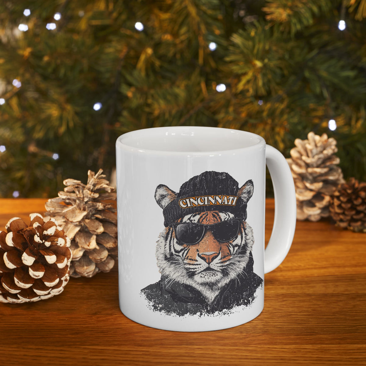 Cincinnati Bengals Spirit Animal Ceramic Mug | Football Fan Gift