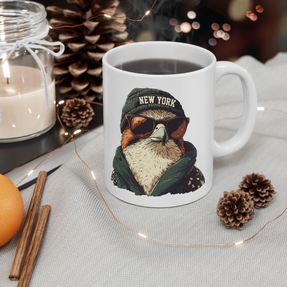 New York Jets Spirit Animal Ceramic Mug | Football Fan Gift