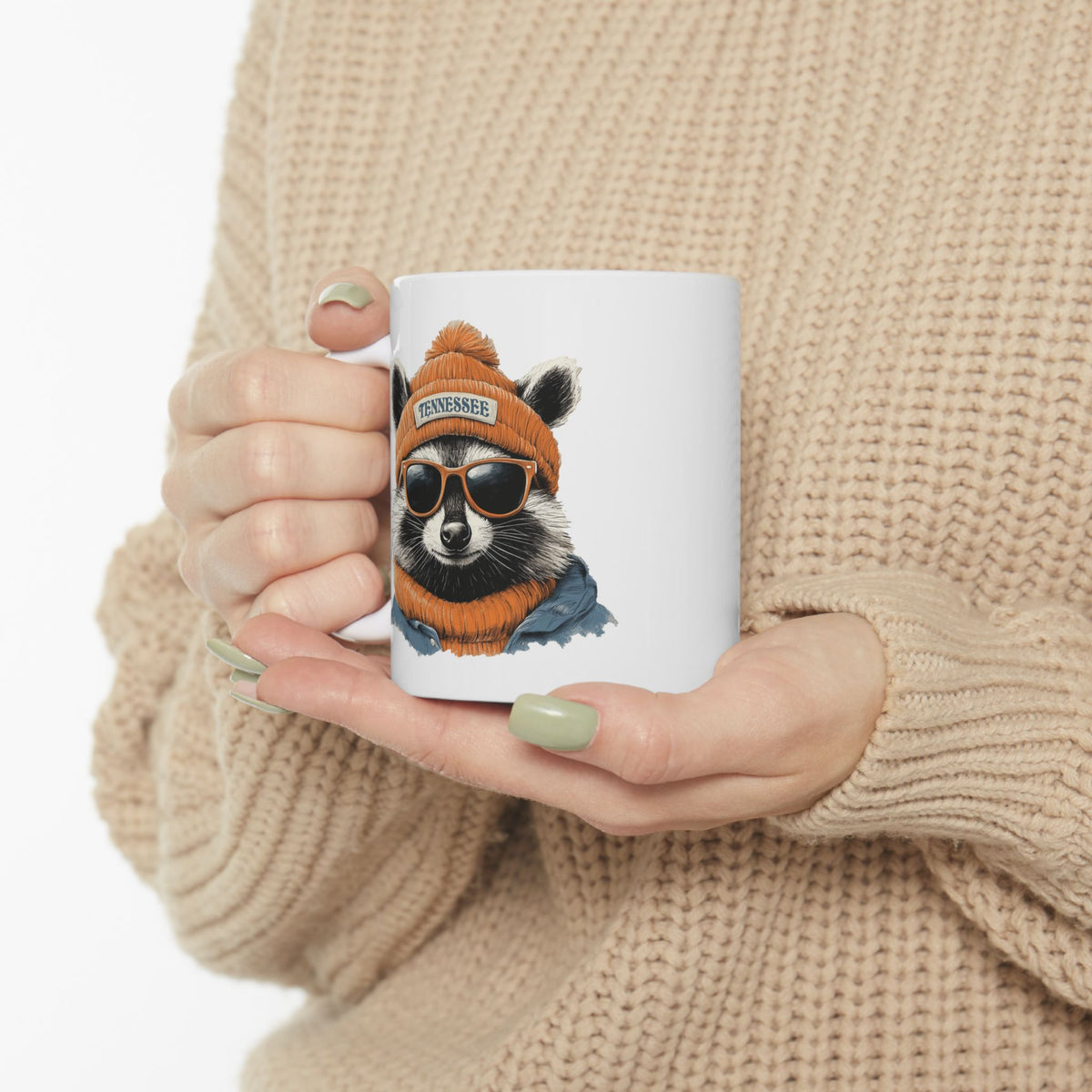 Tennessee Titans Spirit Animal Ceramic Mug – Orange Hat | Football Fan Gift