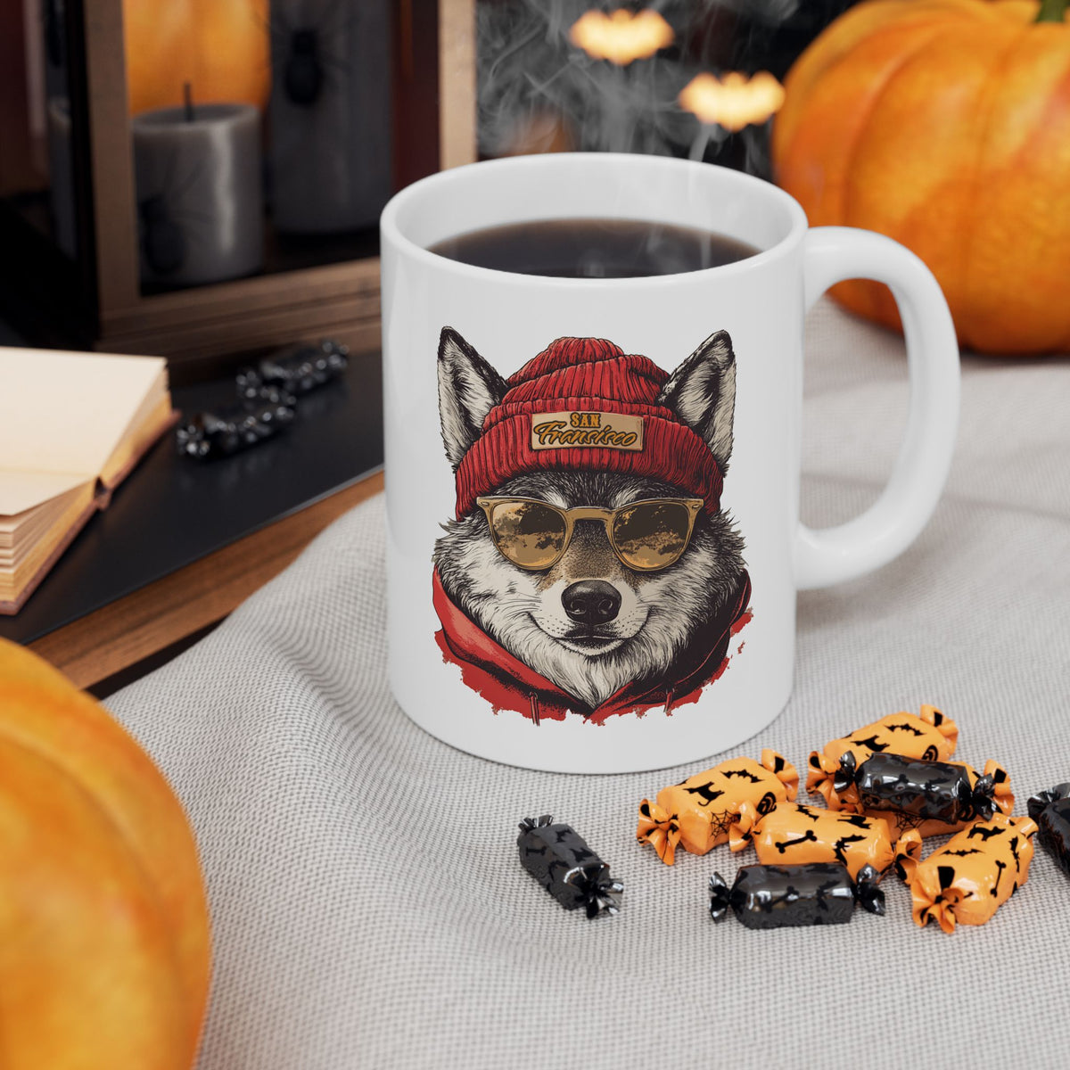 San Francisco 49ers Spirit Animal Ceramic Mug | Football Fan Gift