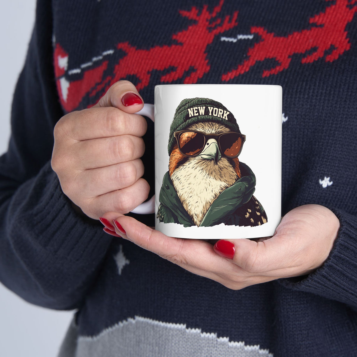 New York Jets Spirit Animal Ceramic Mug | Football Fan Gift