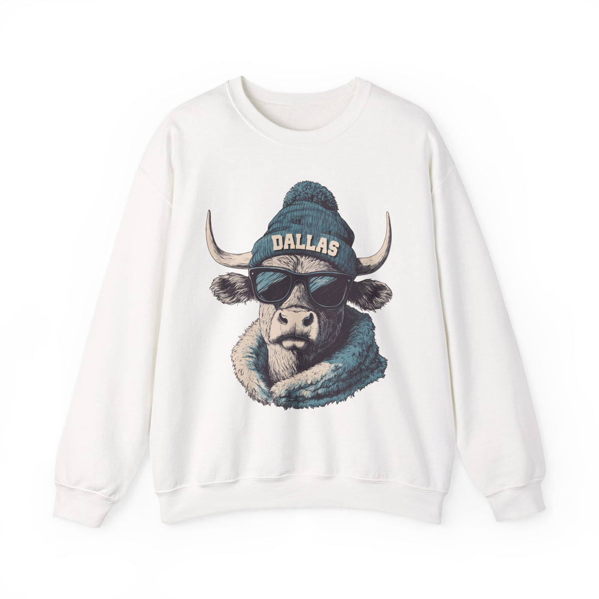 Dallas Cowboys Spirit Animal Crewneck Sweatshirt – Design 1 | Football Fan Gift