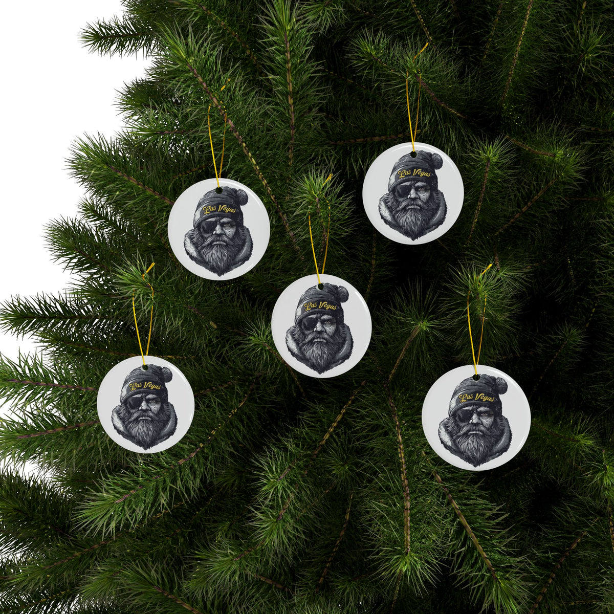 Las Vegas Raiders Spirit Animal Ceramic Ornament | Christmas Gift