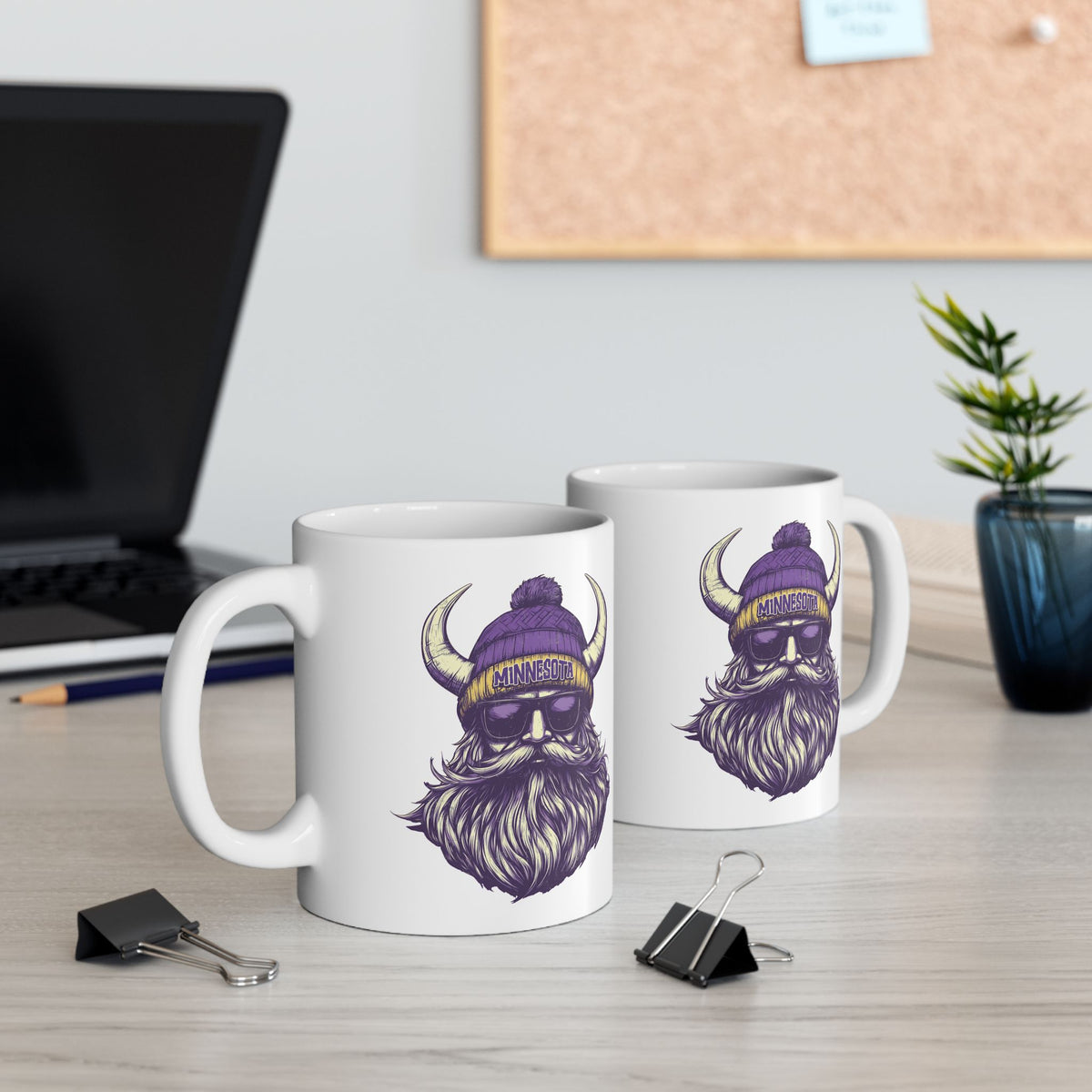Minnesota Vikings Spirit Animal Ceramic Mug | Football Fan Gift