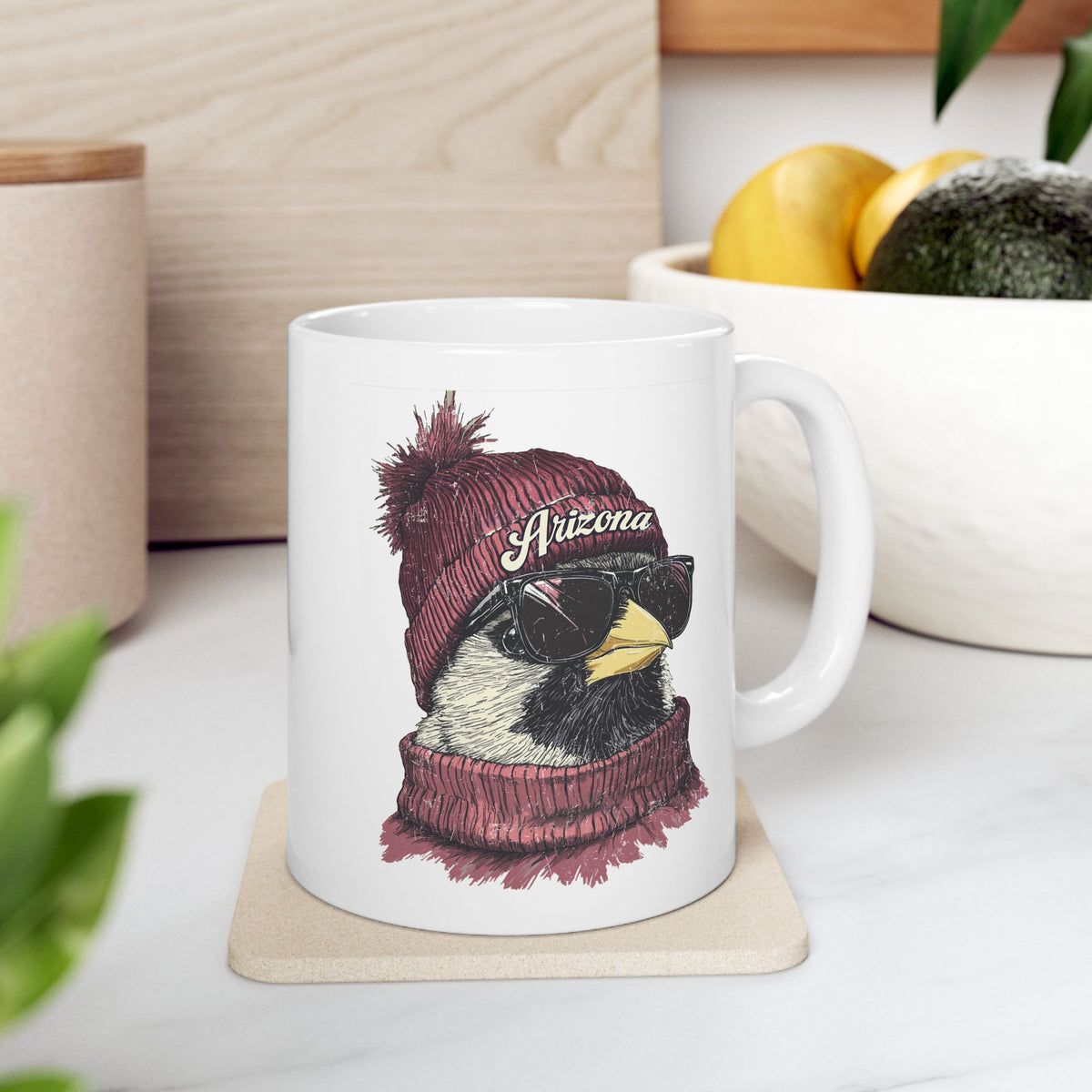 Arizona Cardinals Spirit Animal Ceramic Mug | Football Fan Gift