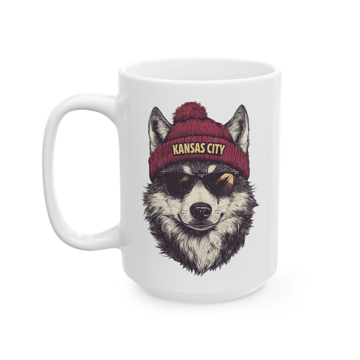 Kansas City Chiefs Spirit Animal Ceramic Mug | Football Fan Gift