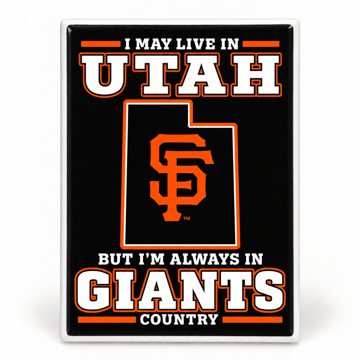 Personalized Sports Team State Ceramic Fridge Magnet Custom Football Fan Gift