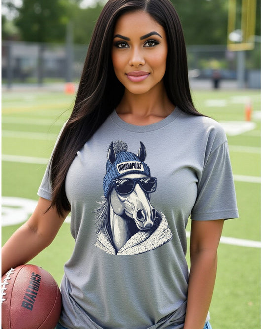 Indianapolis Colts Spirit Animal T-shirt on female football fan