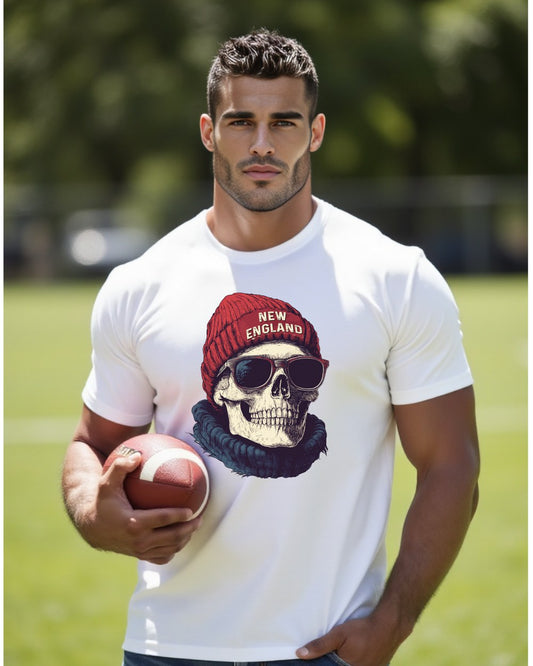 New England Patriots Spirit Animal T-shirt on male football fan