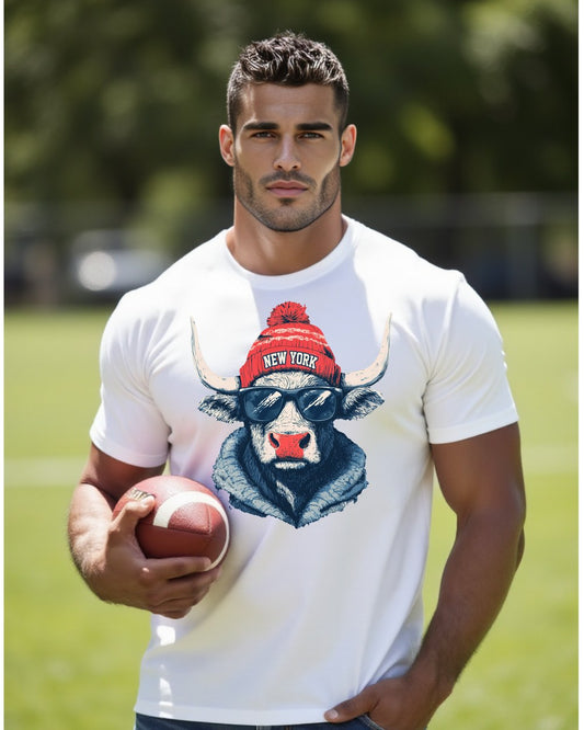 New York Giants Spirit Animal T-shirt on male football fan