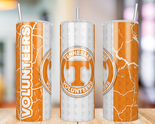 Tennessee Volunteers Diamond Pattern 20 oz skinny tumbler